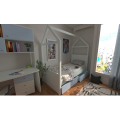 Κρεβάτι τύπου Montessori Μοντέλο “Nest”