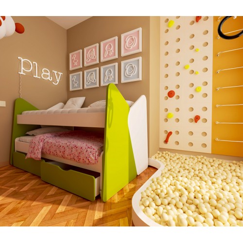 Χαμηλή κουκέτα μοντέλο Αίγινα!